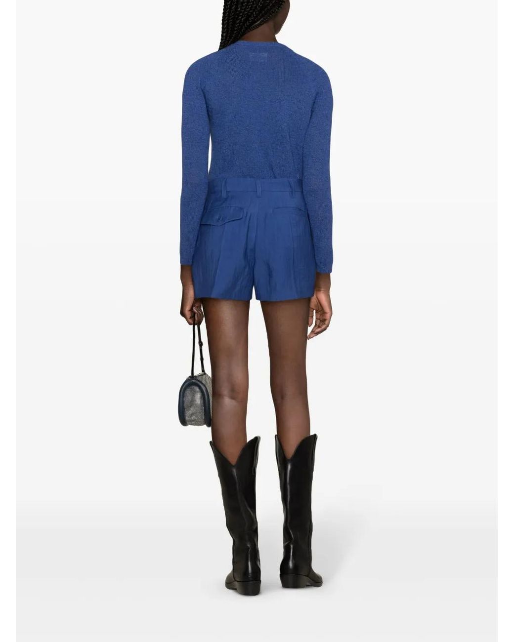 Zadig & Voltaire Blue Please Tailored Shorts
