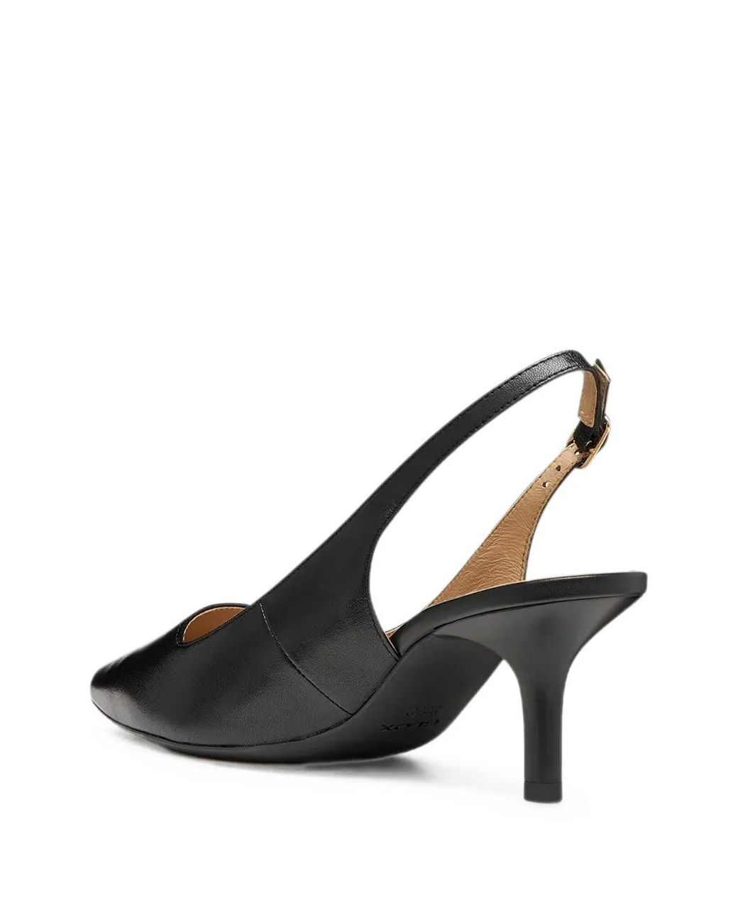 Geox Metallic Kleopy Pointed-Toe Slingback-Strap Heeled Pumps