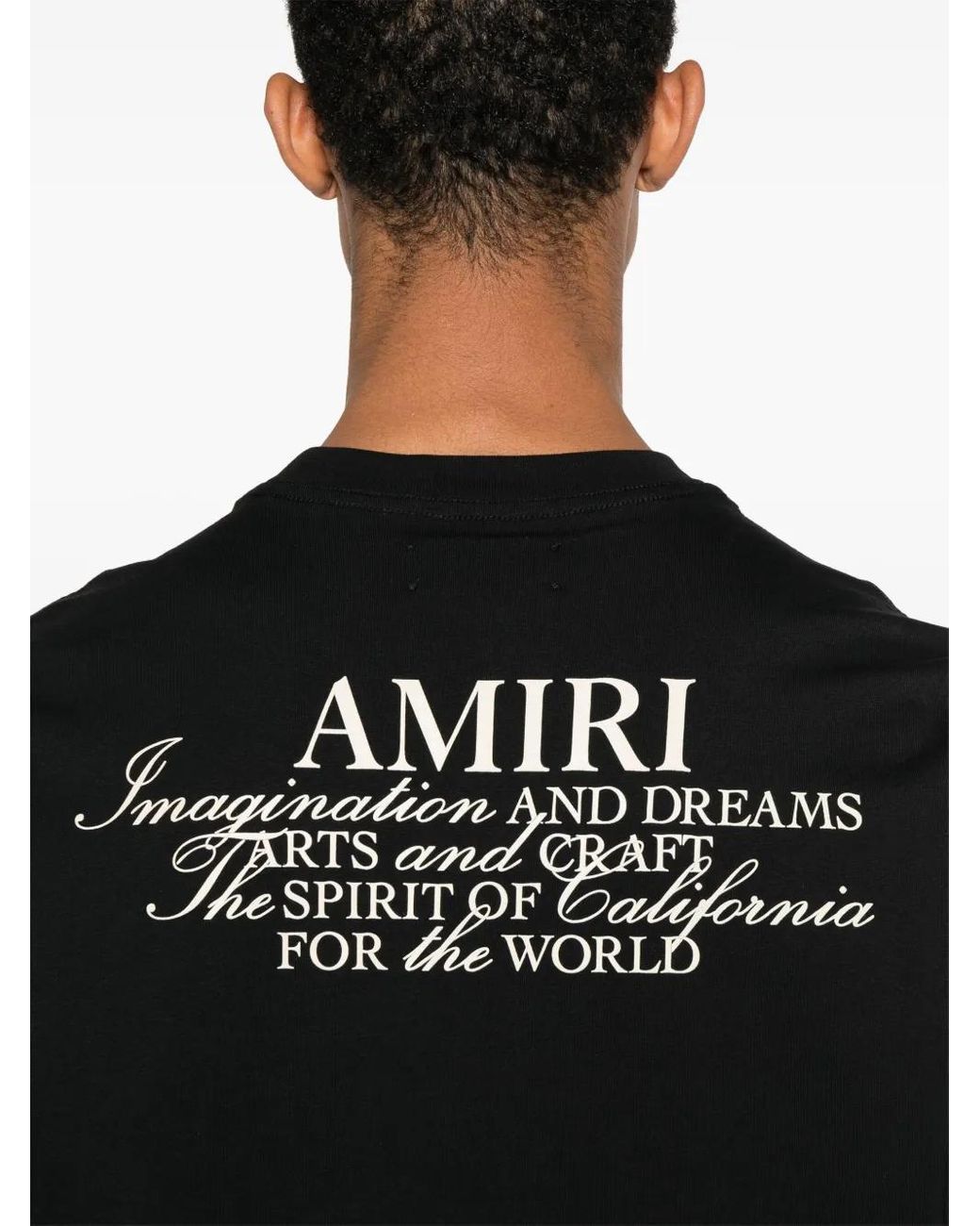 Amiri Black Spirit T-Shirt for men
