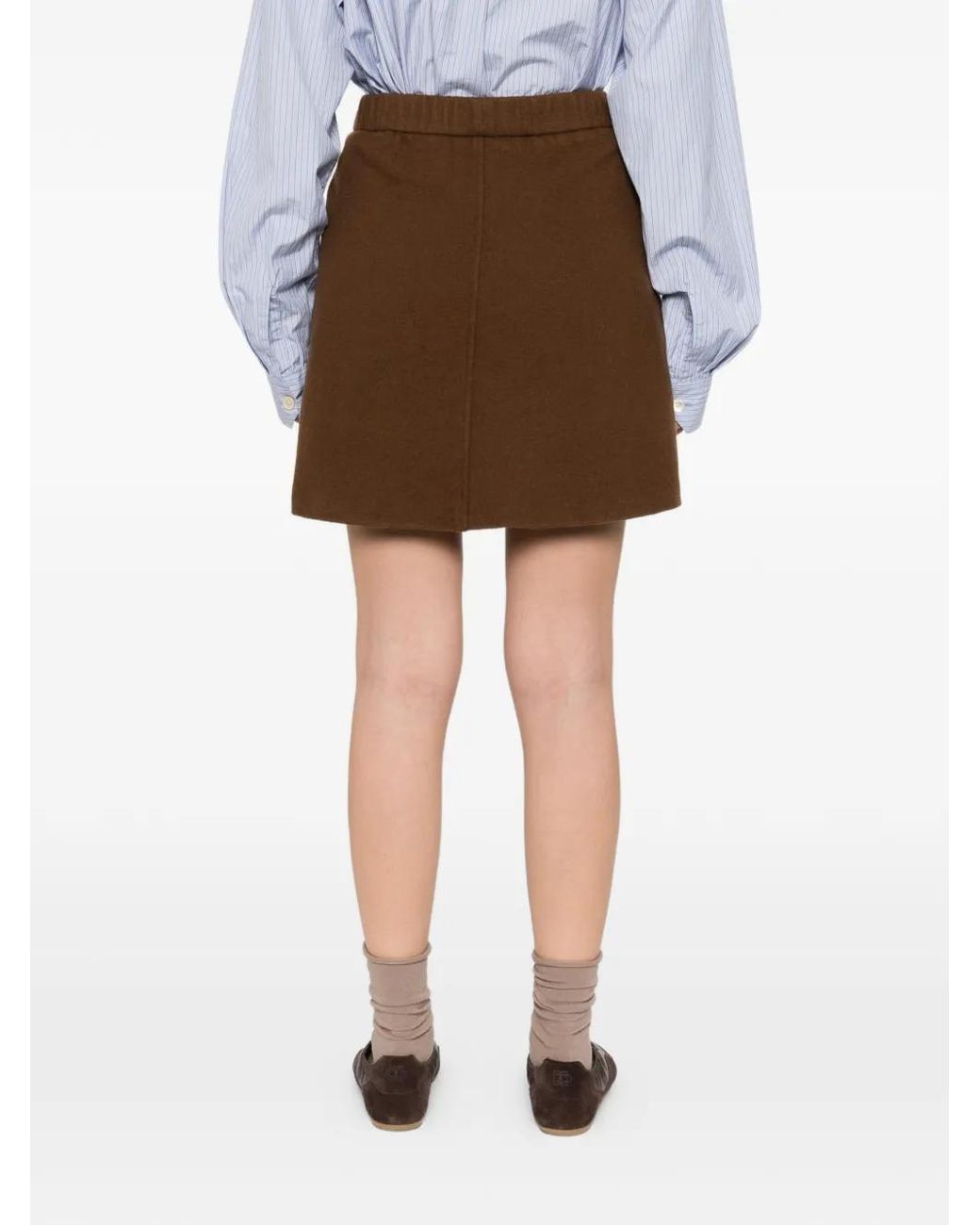 Marc O' Polo Brown A-Line Skirt