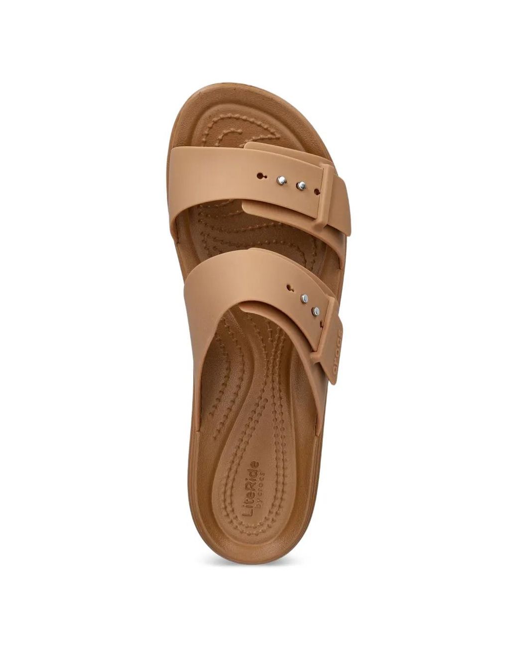 CROCSTM White Brooklyn Platform Slides