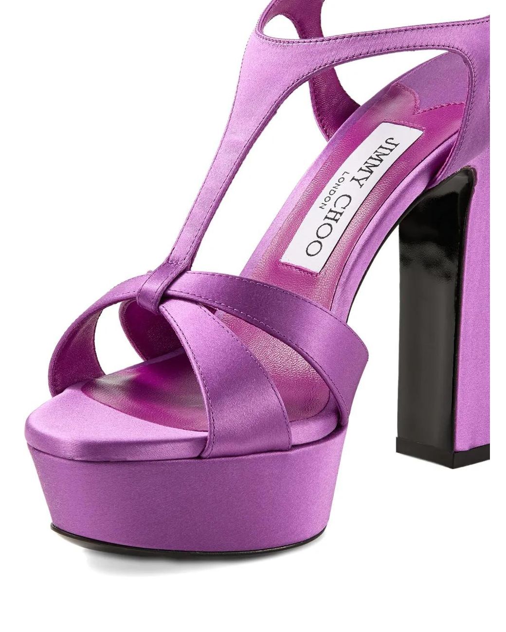 Jimmy Choo Purple Kesia 120 Sandals