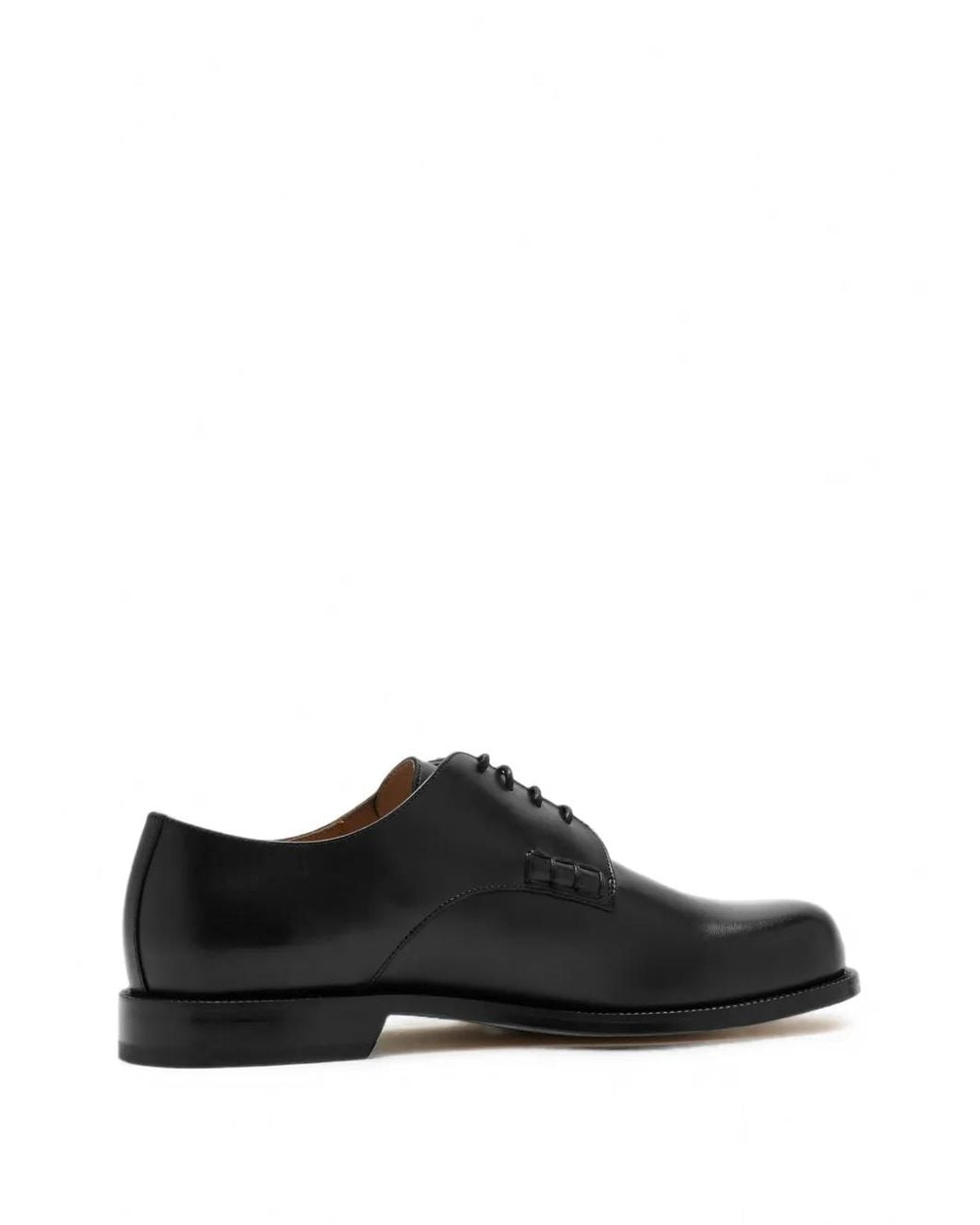J.W. Anderson Black Leather Derby Shoes for men