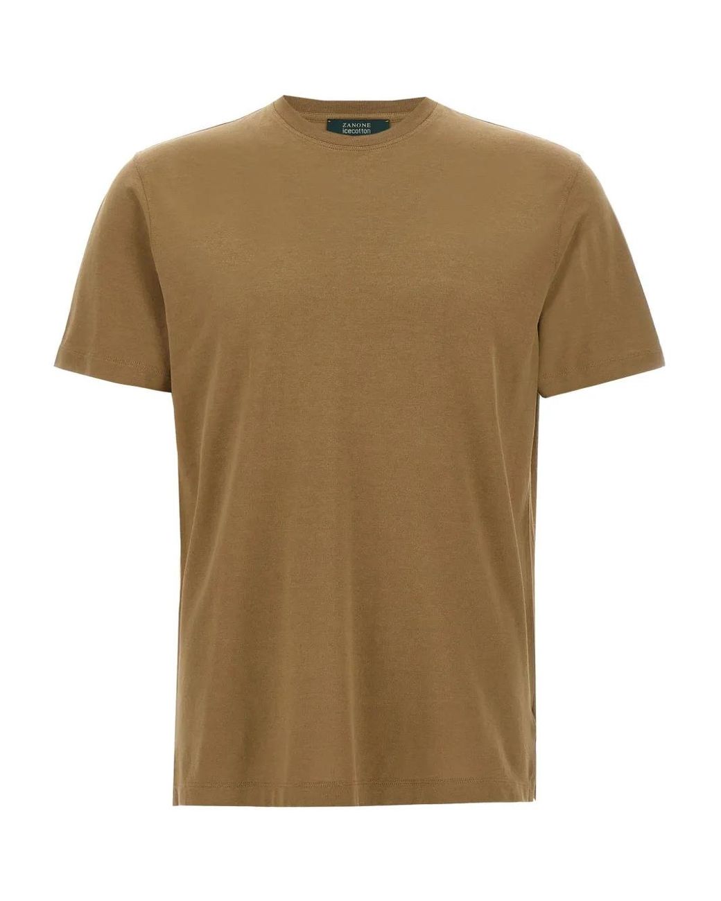 Zanone Green Ice Cotton T-Shirt for men
