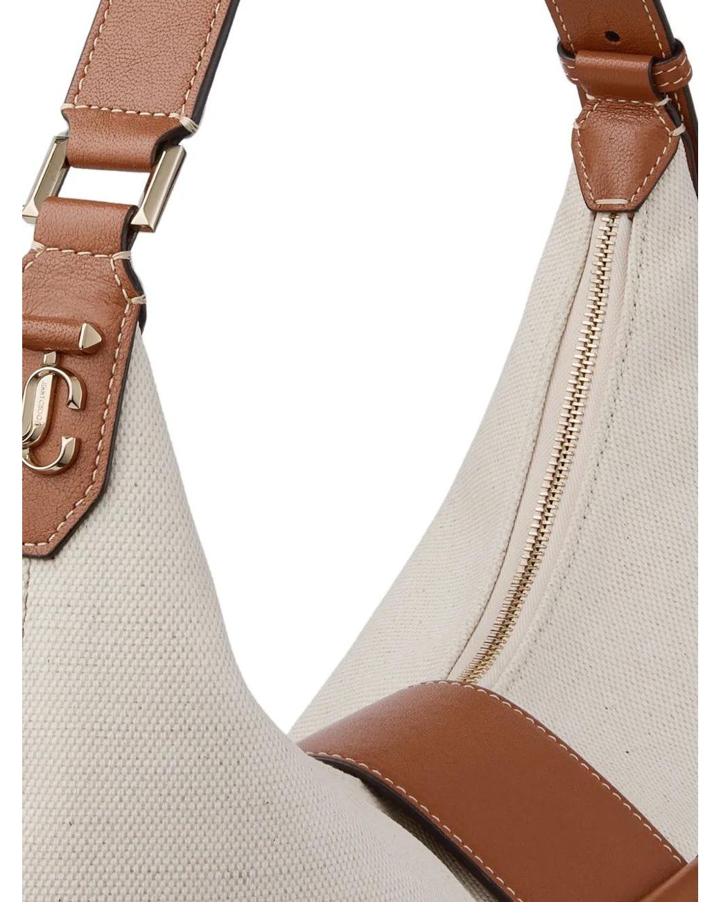 Jimmy Choo White Bar Shoulder Bag