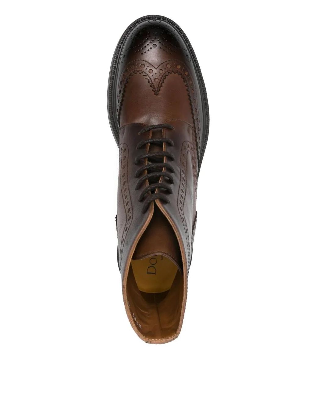 Bottines Lacées Doucal's pour homme en coloris Brown