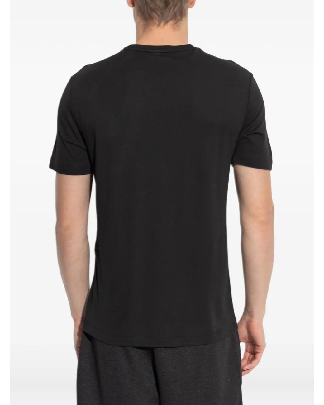 EA7 T-Shirt Mit Logo-Patch in Black für Herren