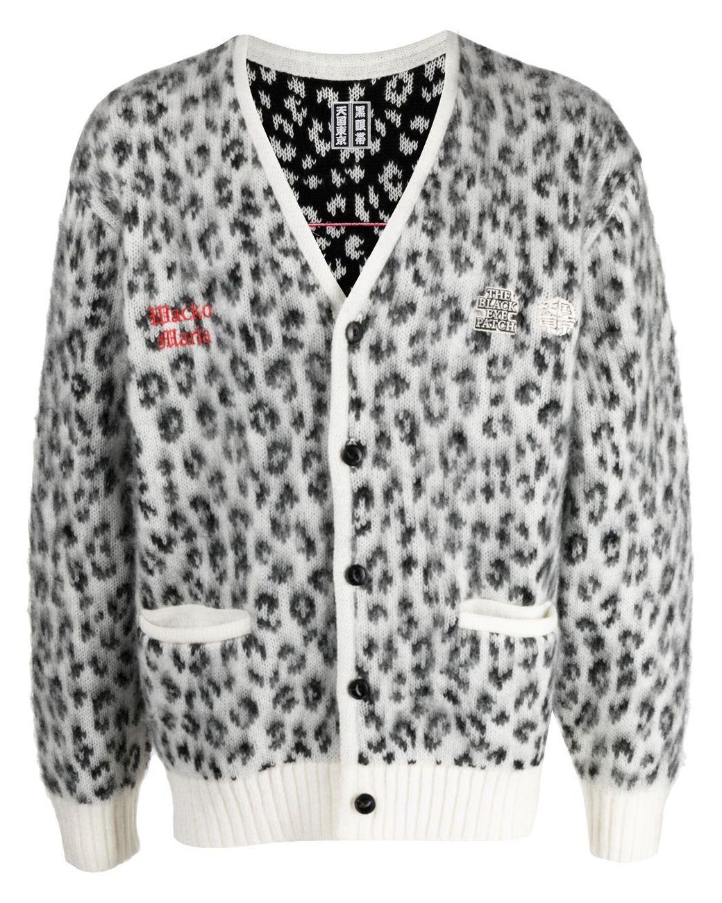 Wacko Maria Blackeyepatch Logo-embroidered Cardigan for Men | Lyst