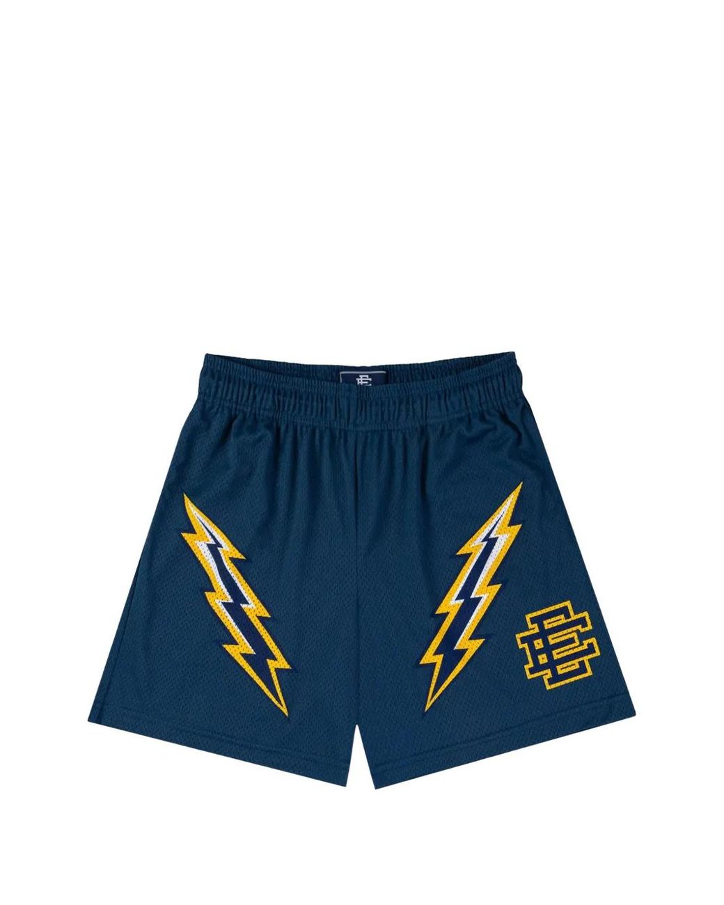 Eric Emanuel Blue Basic Lightning-Bolt Shorts for men