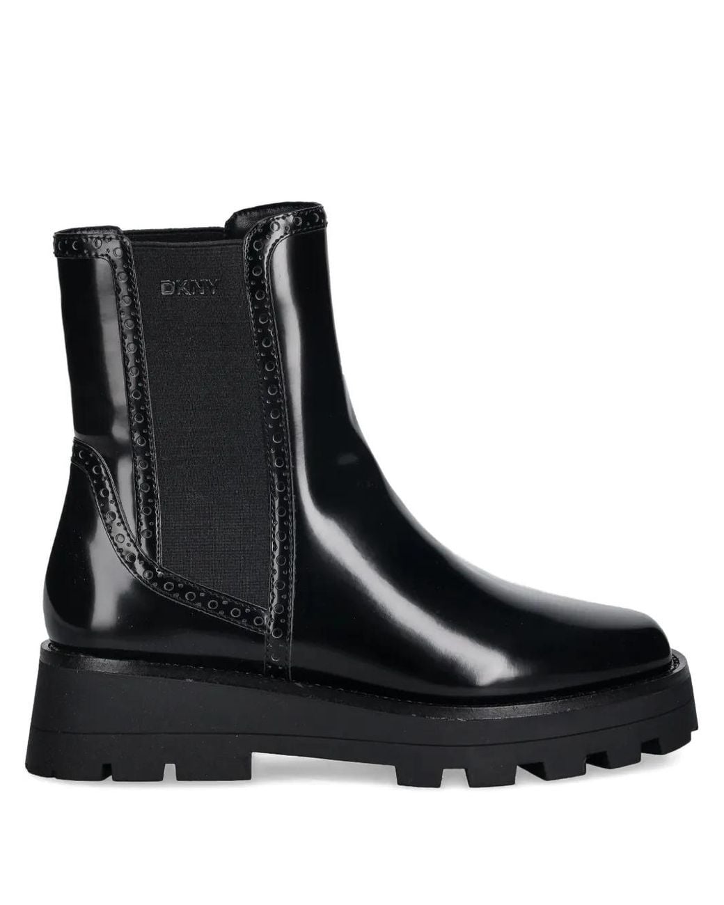 DKNY Black Sanchit Ankle Boots