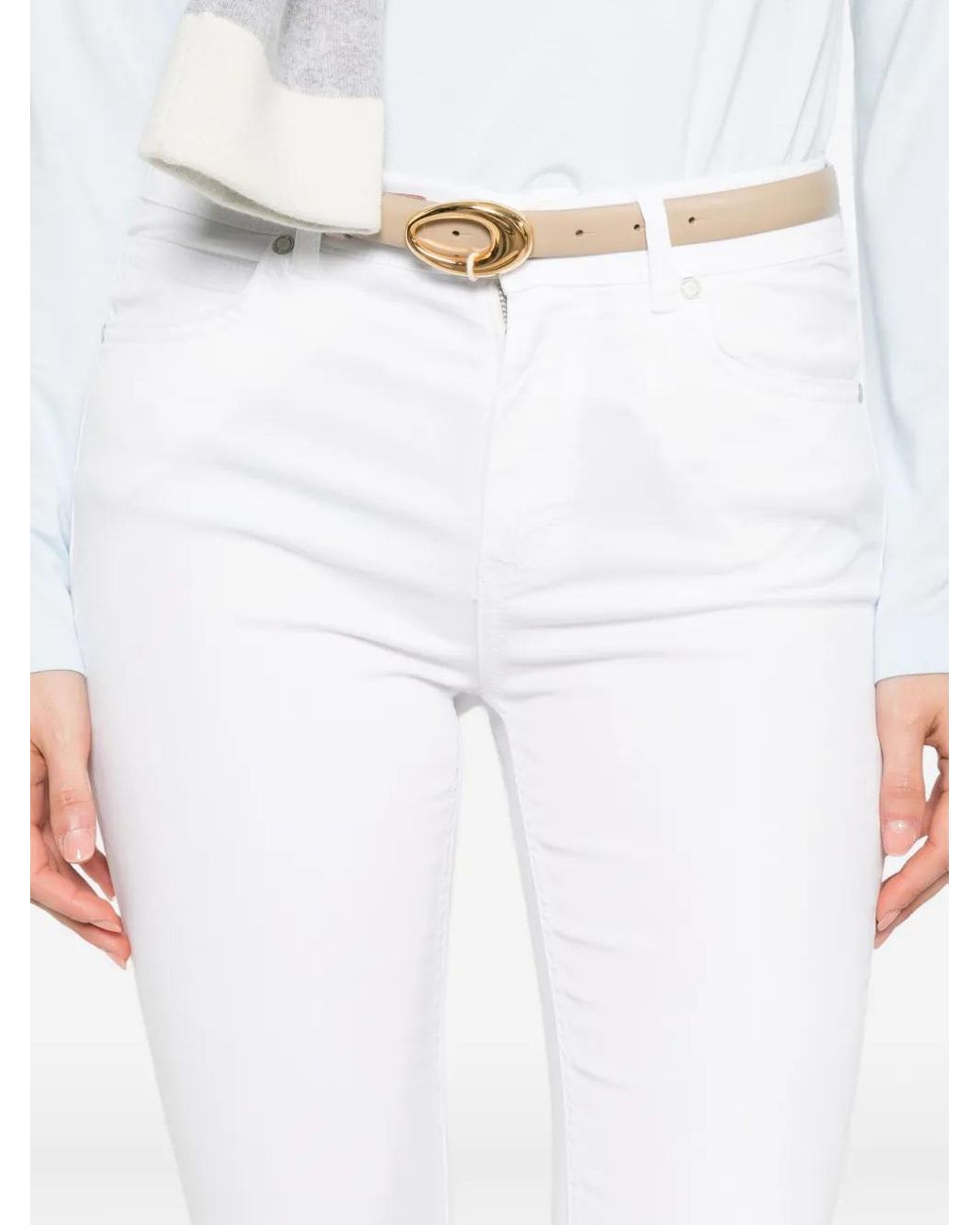 Marc O' Polo White Five-Pocket Trousers