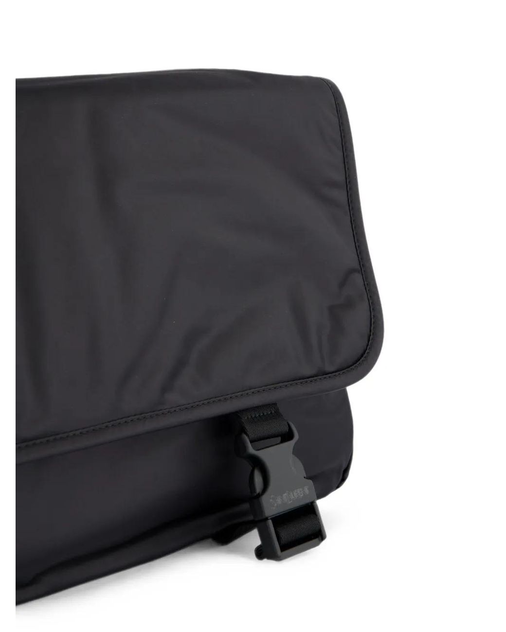 Saint Laurent Black Buckle-Fastening Messenger Bag for men
