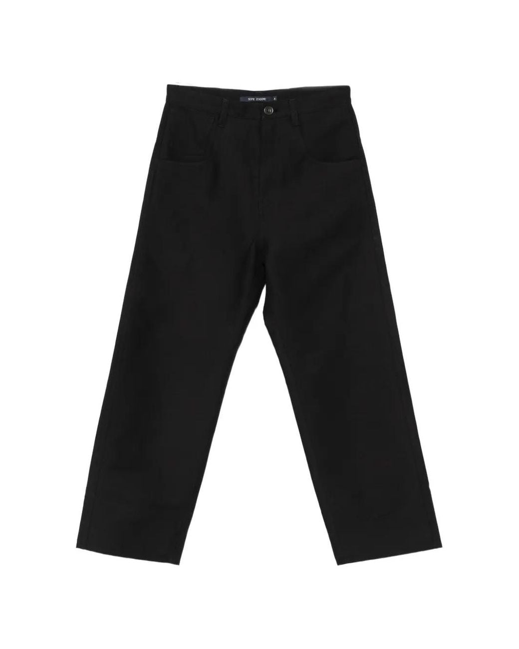 Sofie D'Hoore Black Phill Straight-Leg Trousers