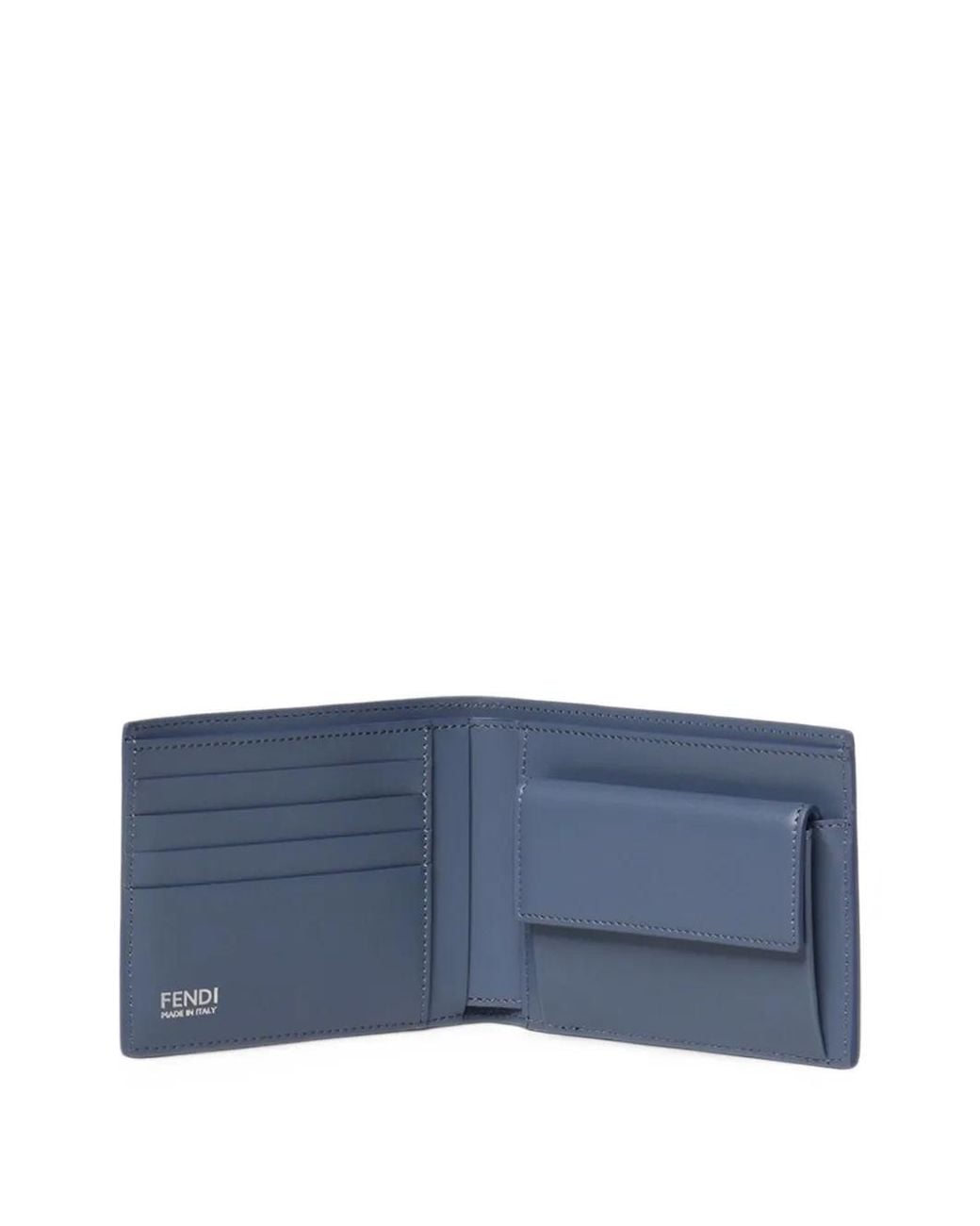 Fendi Blue Ff Wallet for men