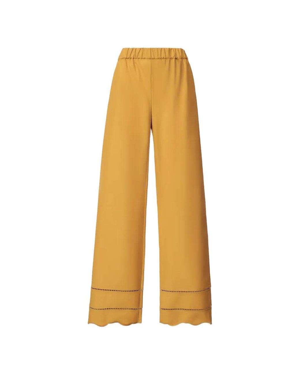 Fabiana Filippi Yellow Elasticated Trousers