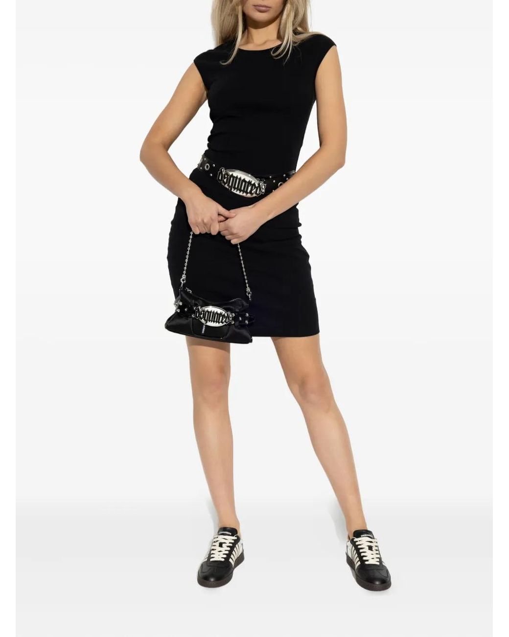 DSquared² Black Short Dresses
