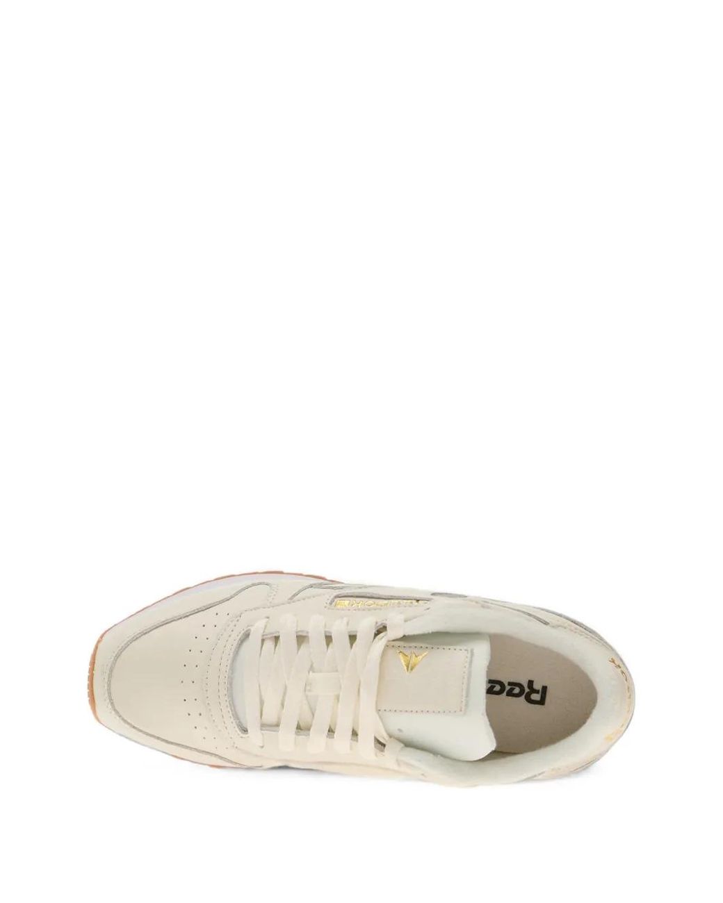 Reebok White Baskets En Cuir