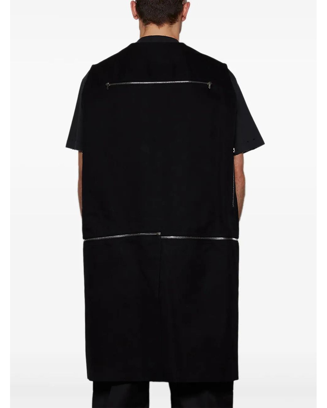 Rick Owens Black Porterville Utility Vest for men