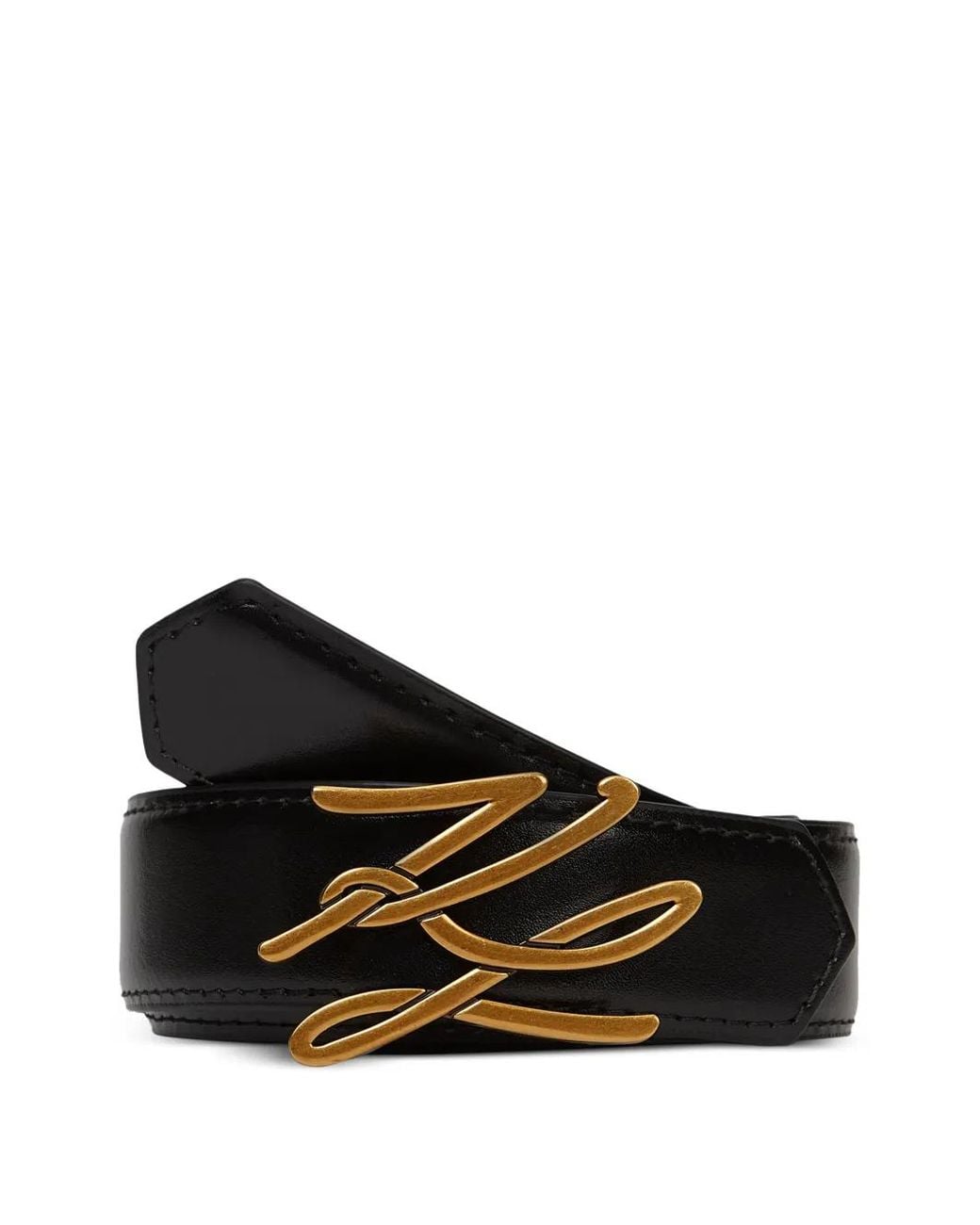 Karl Lagerfeld Black K/Autograph Belt