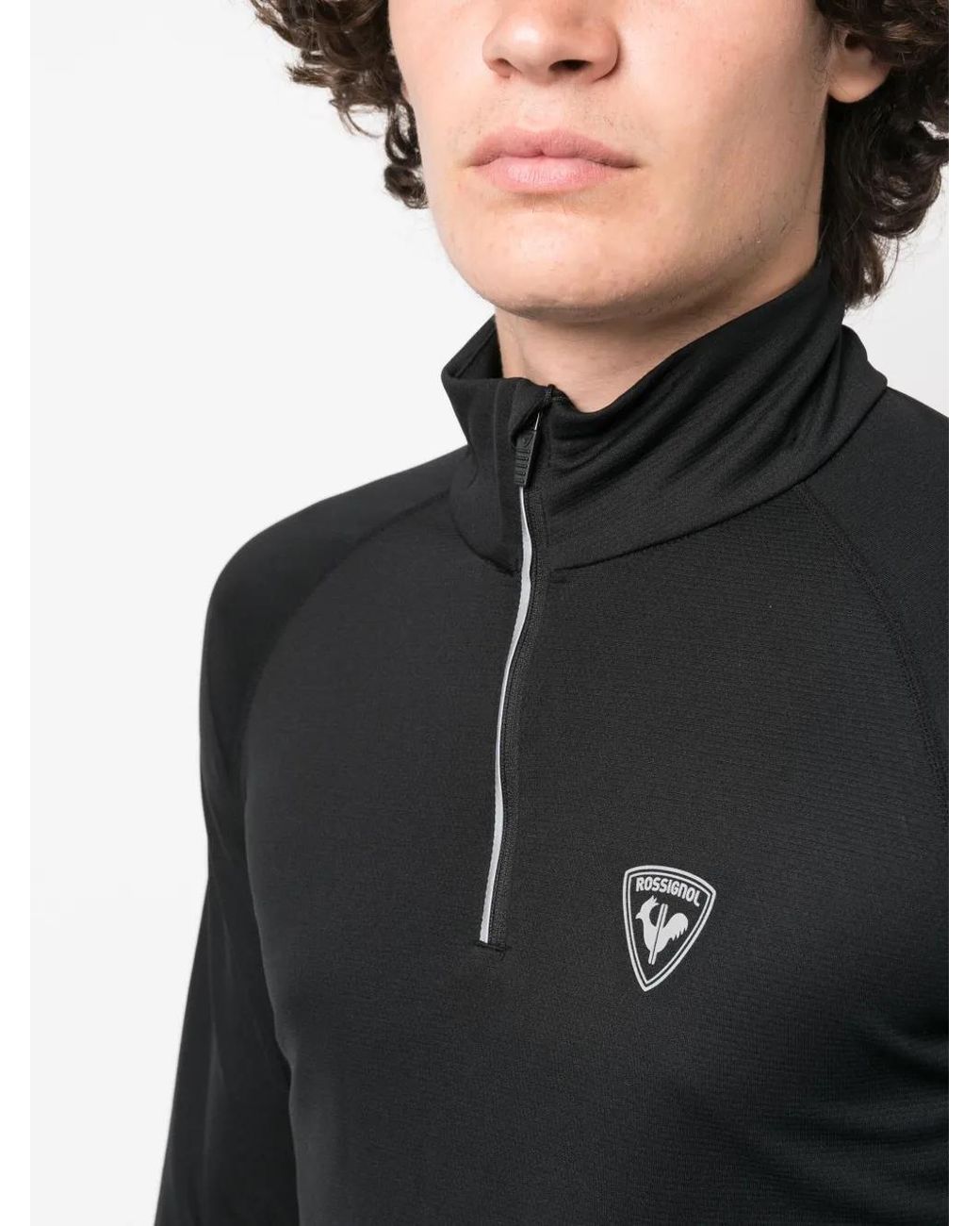 Rossignol Black Poursuite Half-Zip Top for men