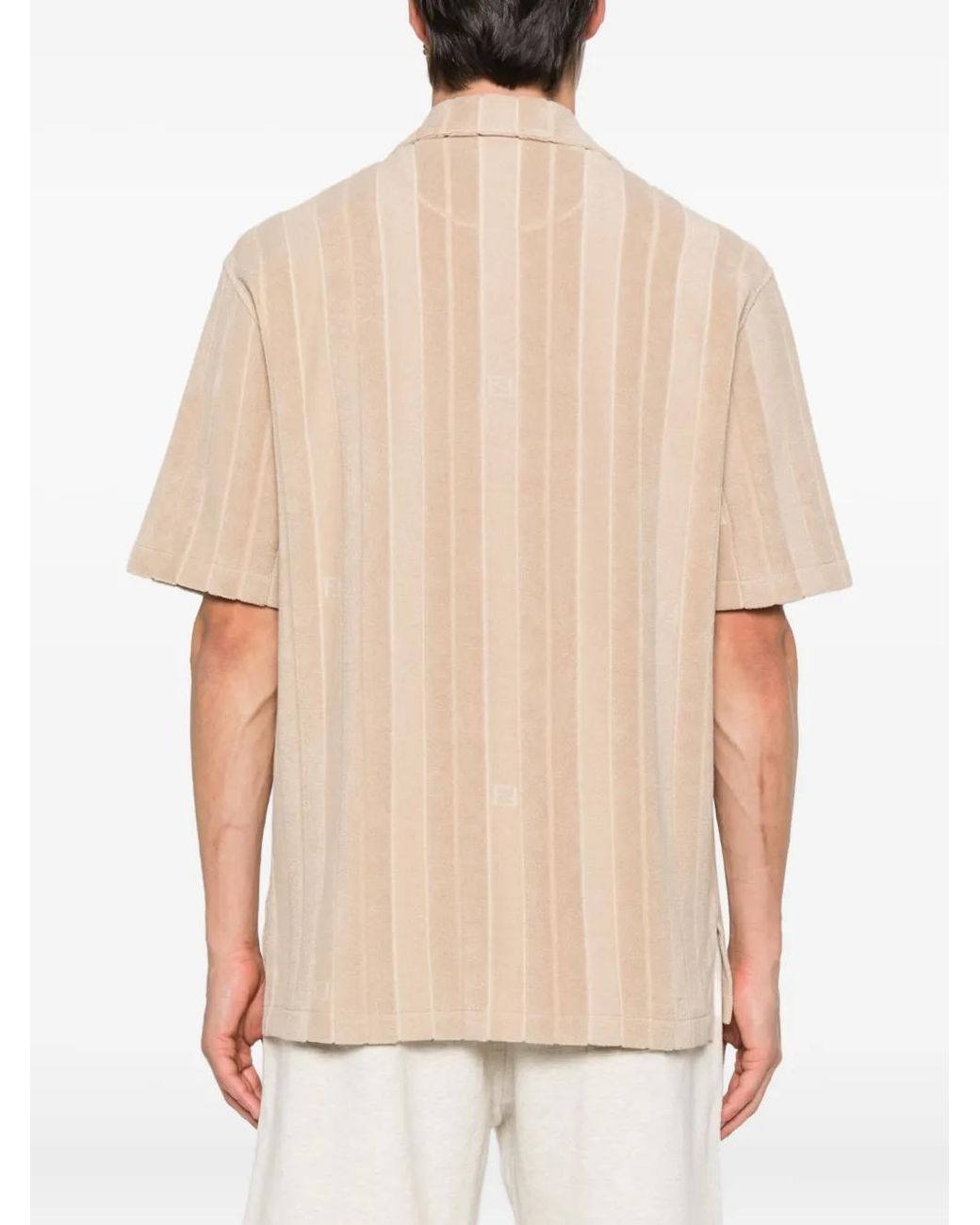 Fendi Natural Stripe Shirt for men