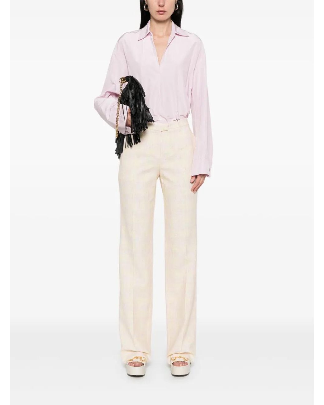 Etro White Trousers