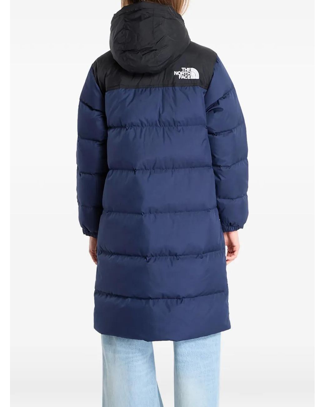 The North Face Blue Hooded Padded Parka