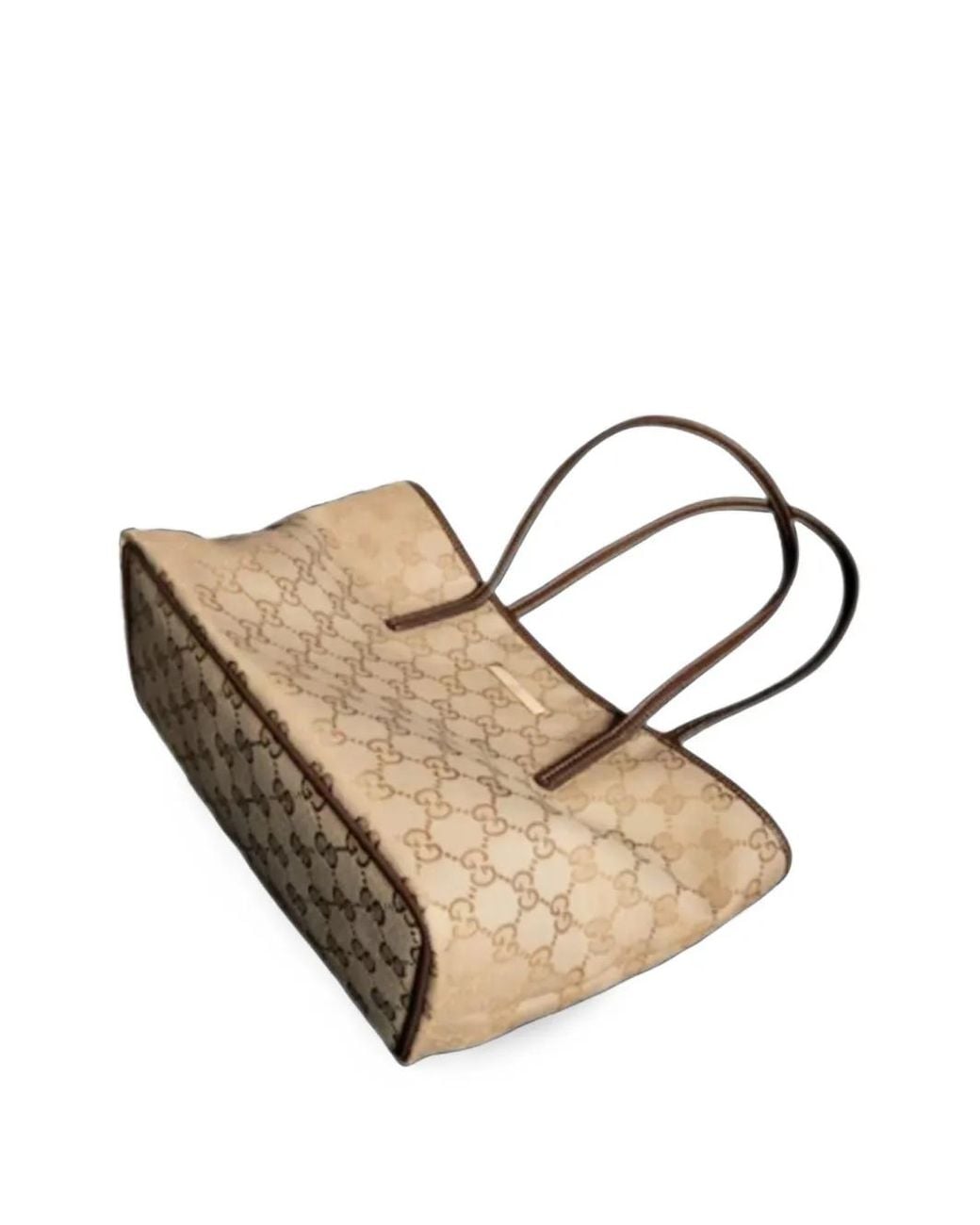 Gucci White Small Tribeca Gg Supreme Tote Bag