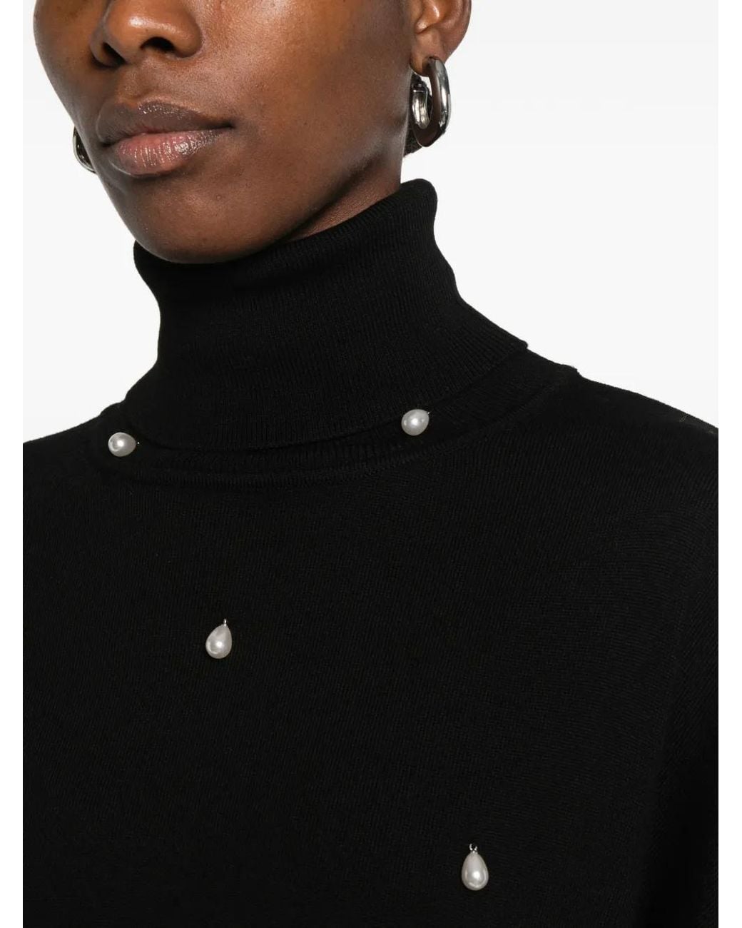 MEIMEIJ Black Wool Sweater