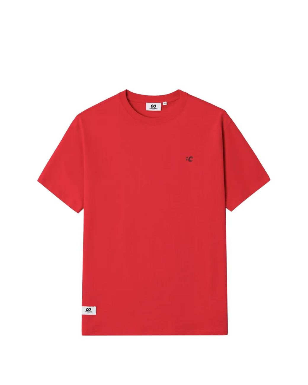 Chocoolate Red Logo-Print T-Shirt for men