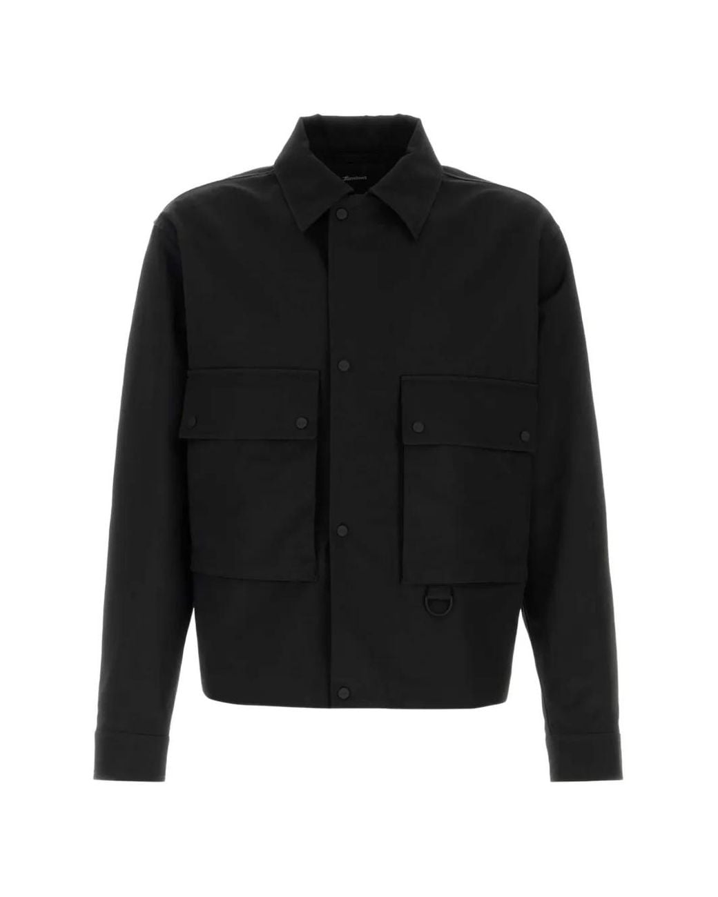 Herno Black Flap-Pockets Jacket for men