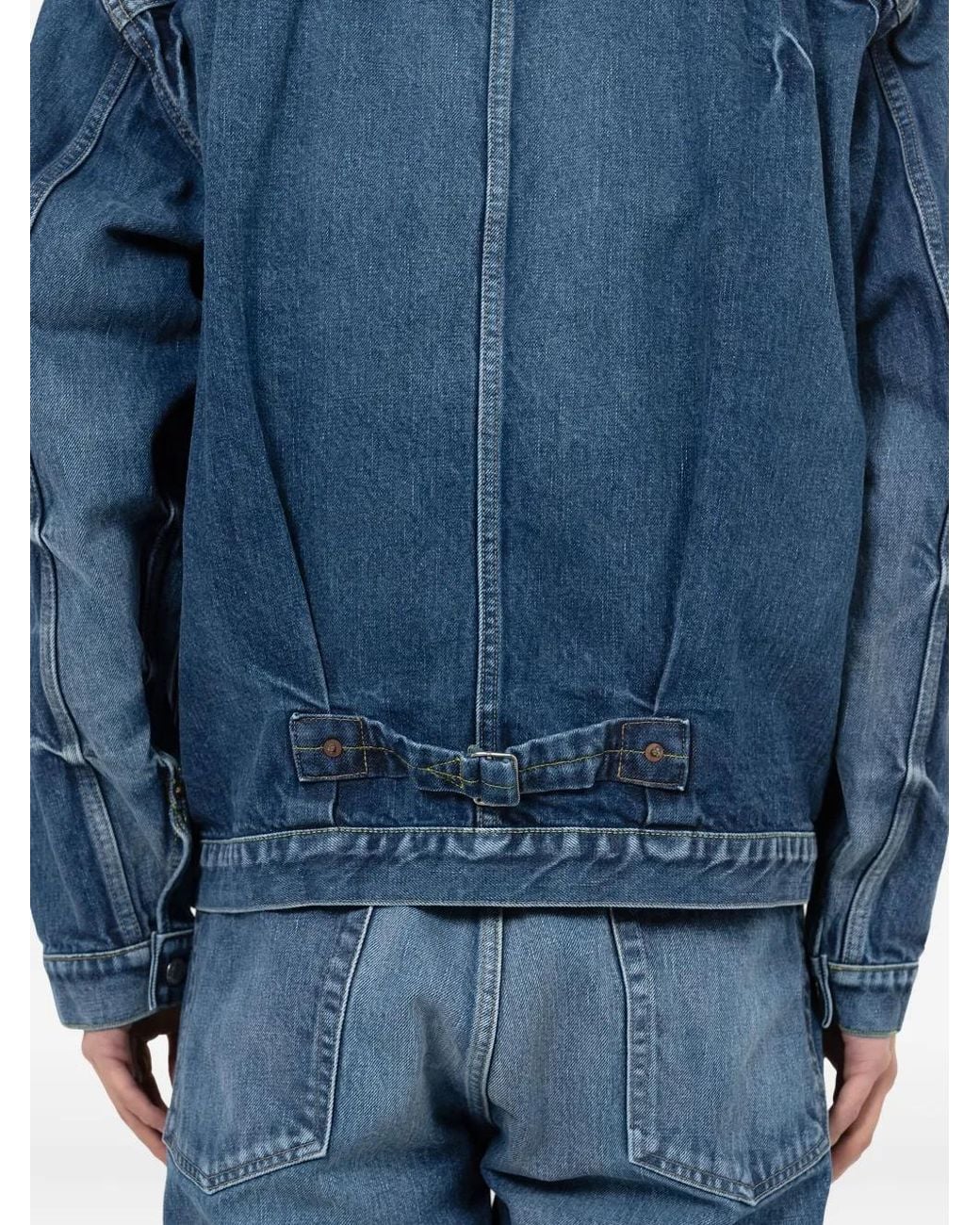 Maison Mihara Yasuhiro Blue Pocket Button Jacket for men