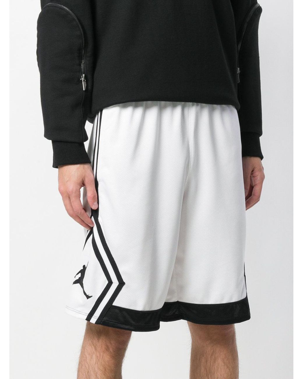 Nike Rise Diamond Basketball Shorts in White for Men | Lyst