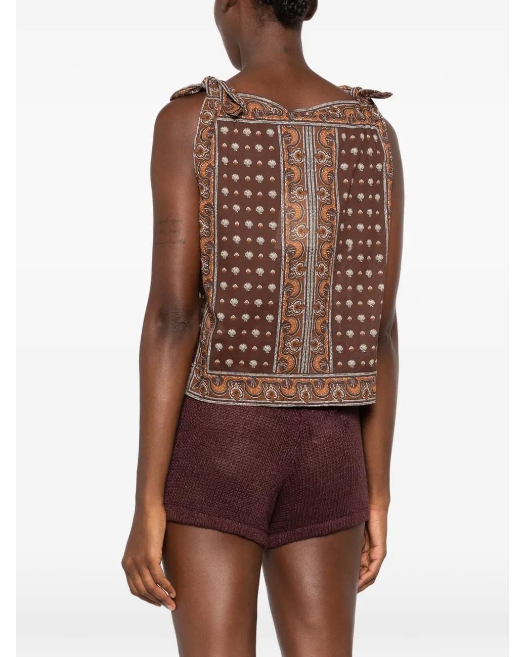 Doen Brown Amalia Top