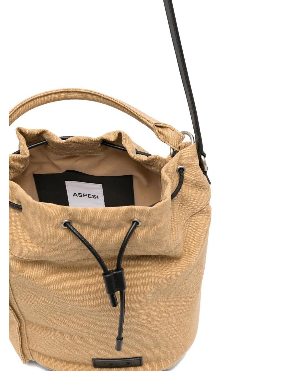 Aspesi Metallic Sac Seau À Lien De Resserrage