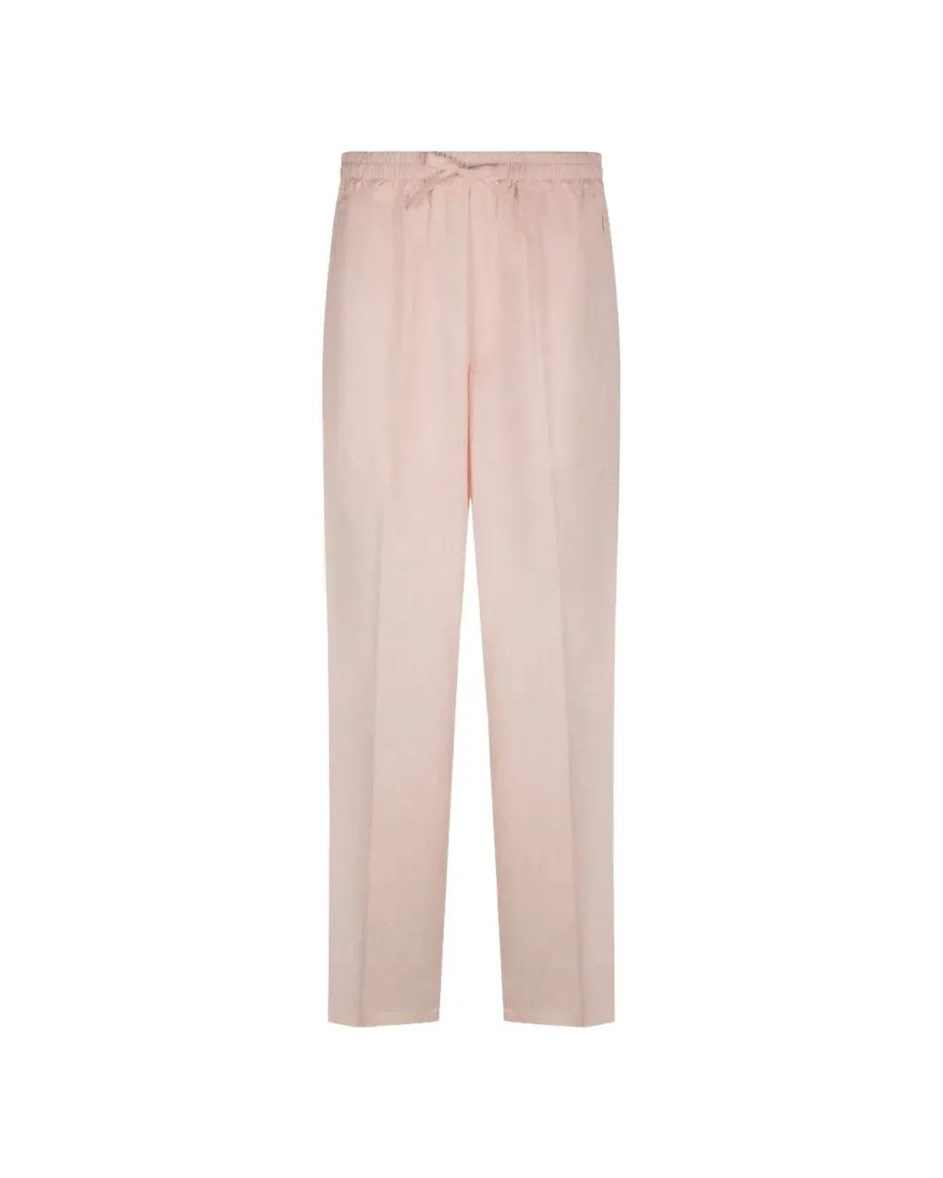 Umit Benan Pink Julian Paradiso Silk Trousers for men