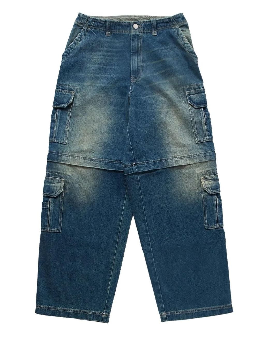 Vetements Blue Wide-Leg Jeans for men