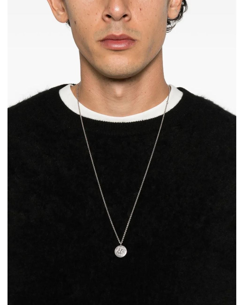 Ssstein Black Brushed-Knit Sweater for men