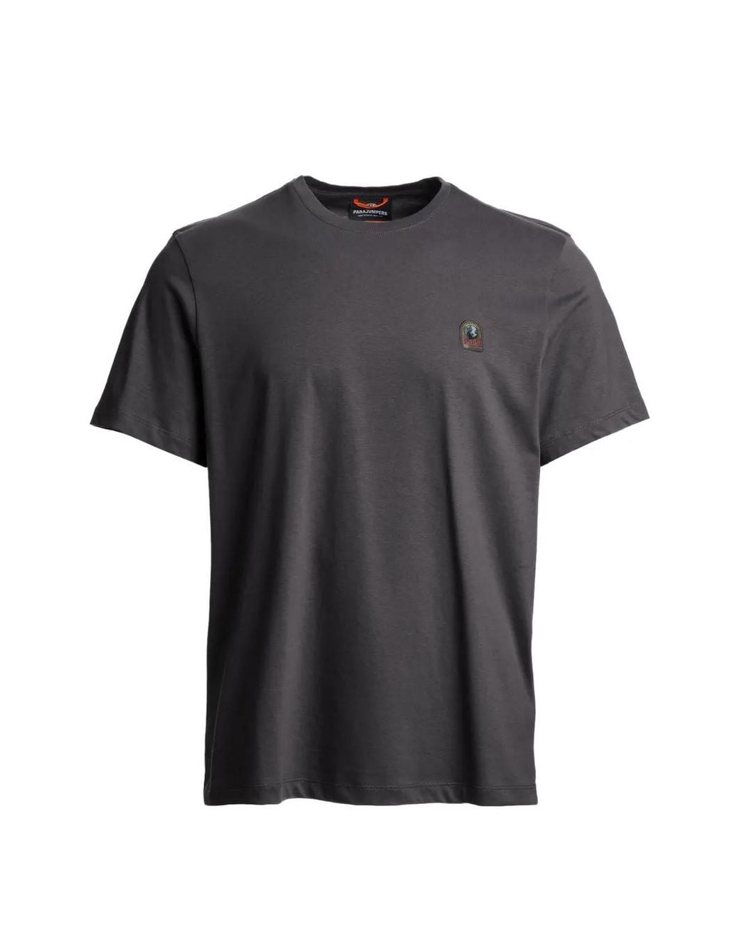 Parajumpers Black Logo-Patch T-Shirt for men