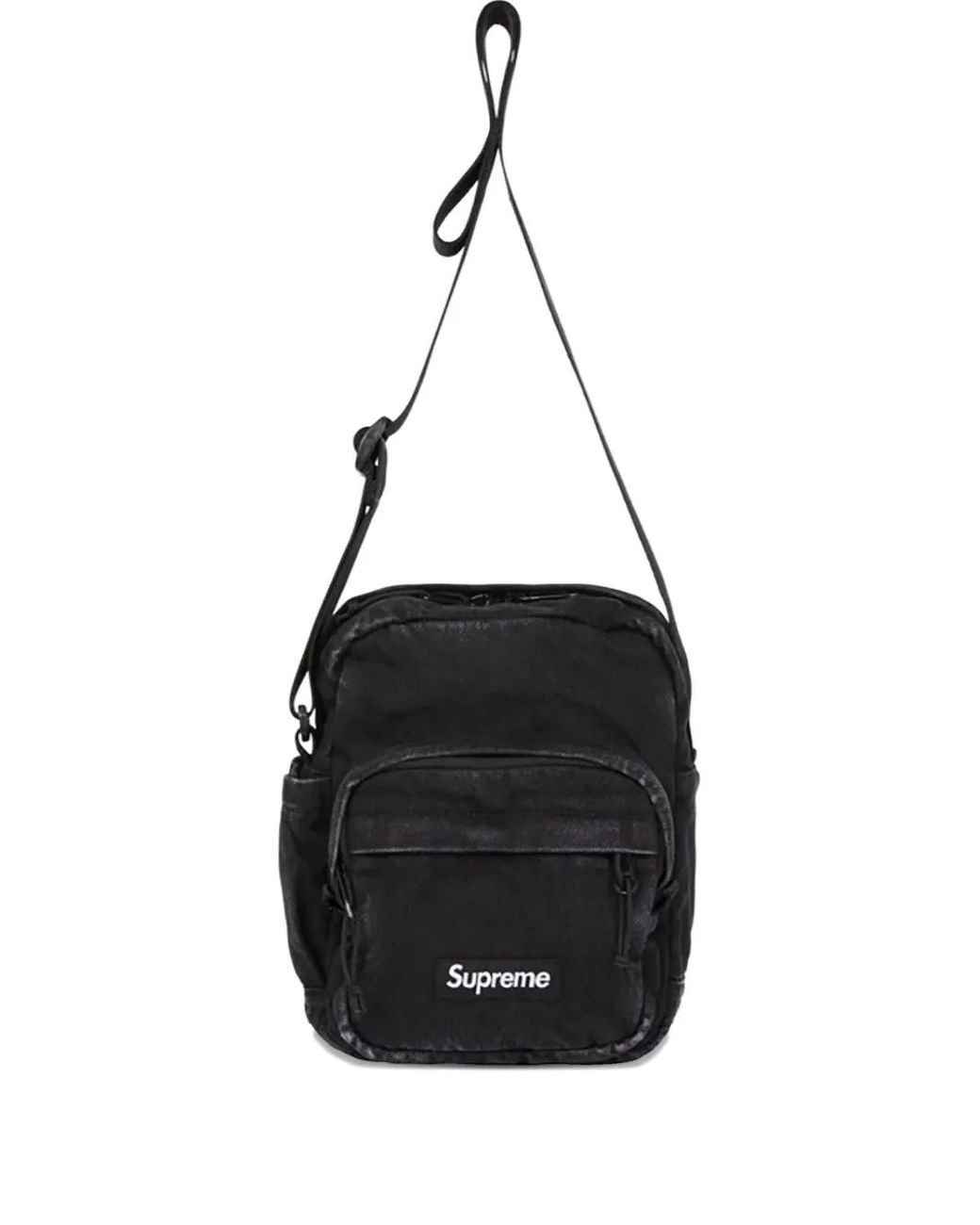 【完全未開封】supreme Denim Shoulder Bag Black Denim Mini Shoulder Bag - Shop - Supreme