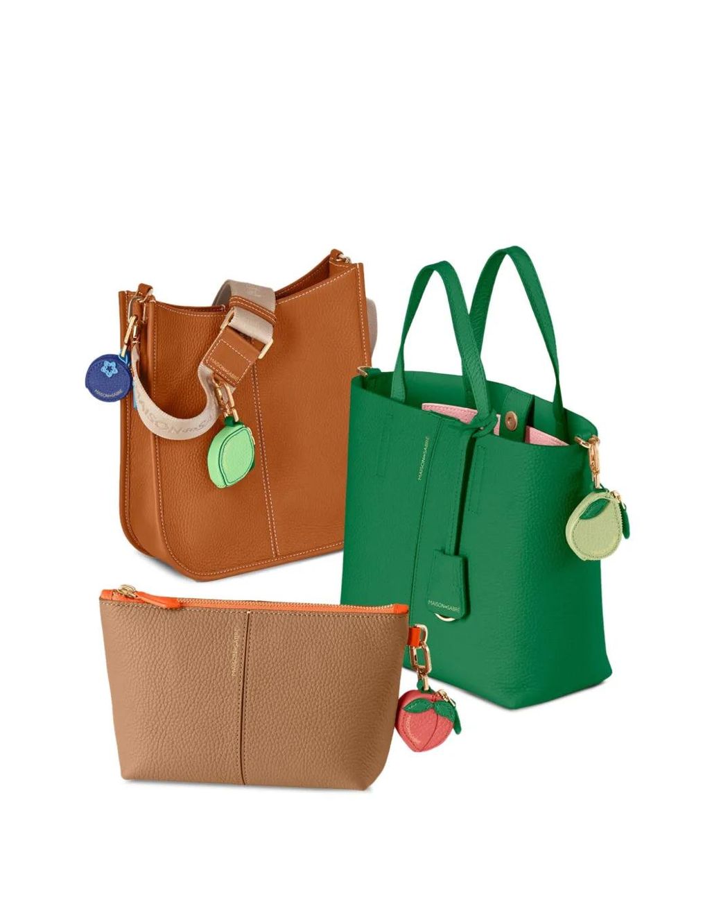 Maison De Sabre Green The Sabrémoji Fruit Charm