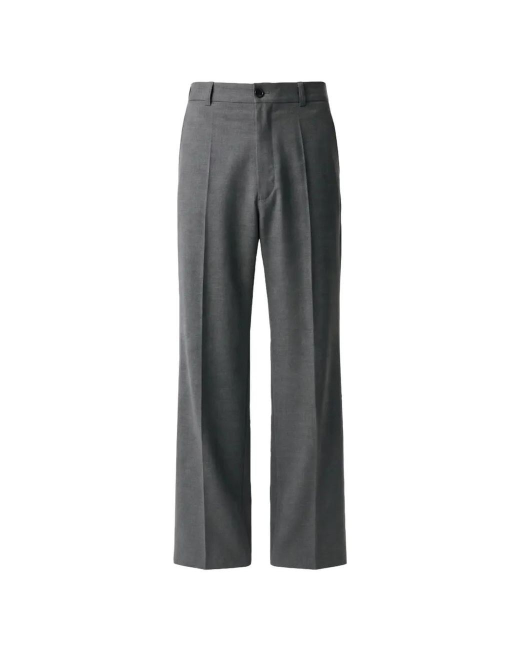 ADNYM Gray Garcon Wide-Leg Trousers