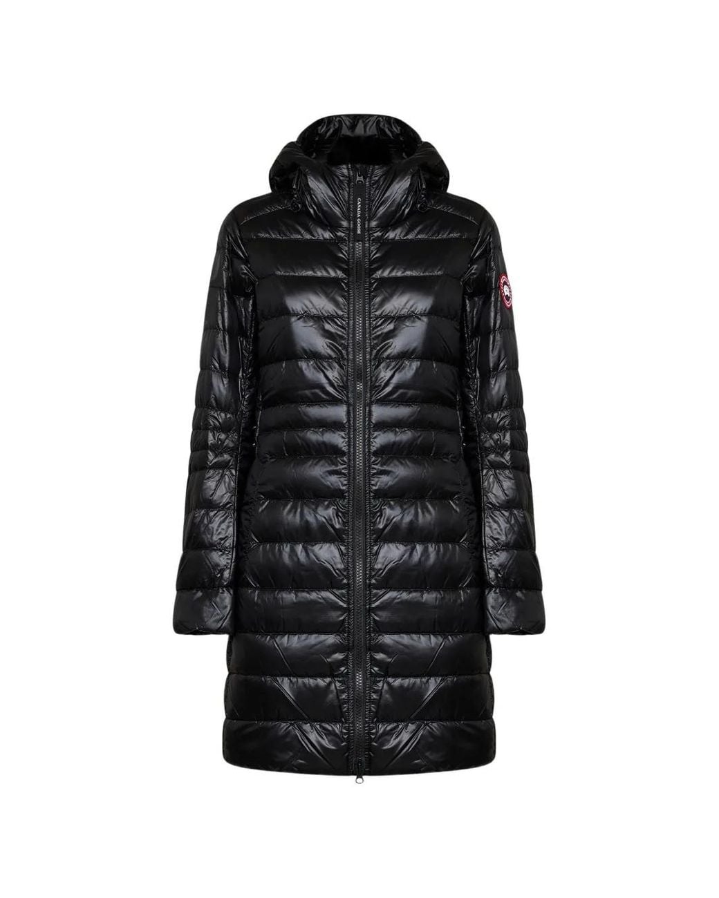 Canada Goose Black Cypress Quilted Hooded Coat