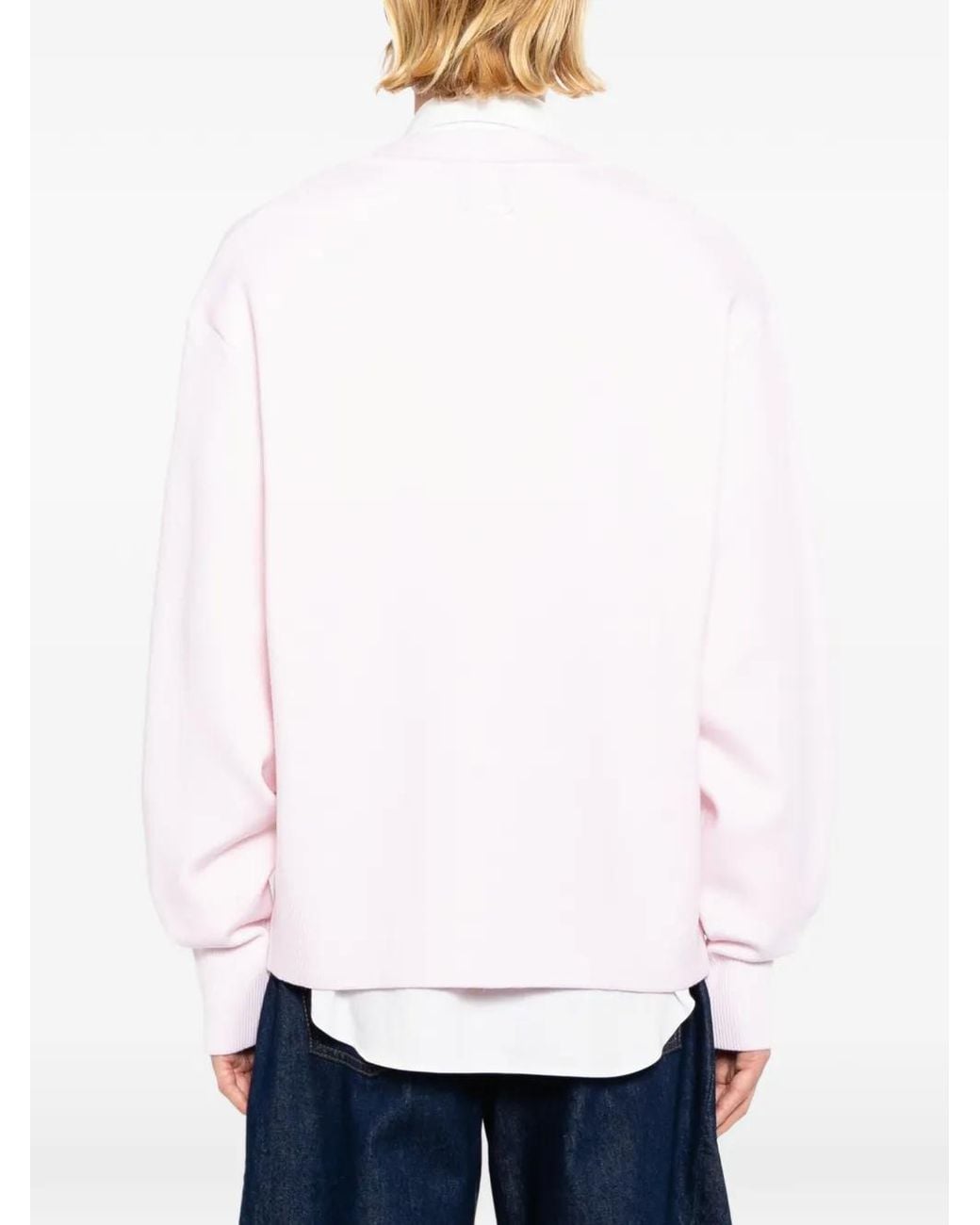 Jacquemus Pink Cardigan The Doppio for men