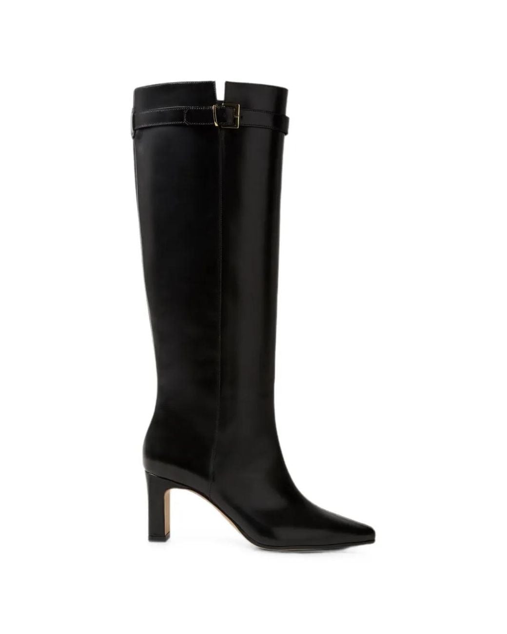 Claudie Pierlot Black Buckle-Detail Boots