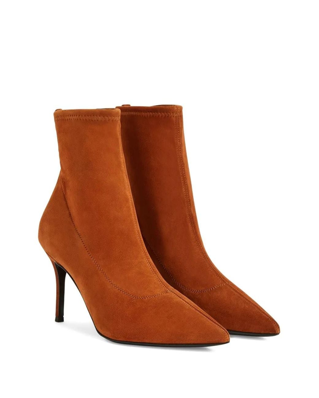 Giuseppe Zanotti Brown Mirea Pointed-Toe Boots