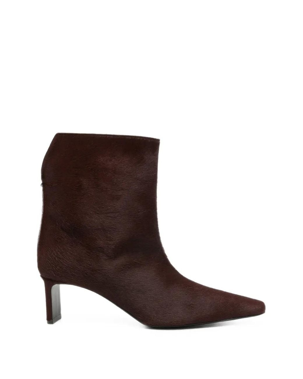 Khaite Brown Ona Heeled Ankle Boots