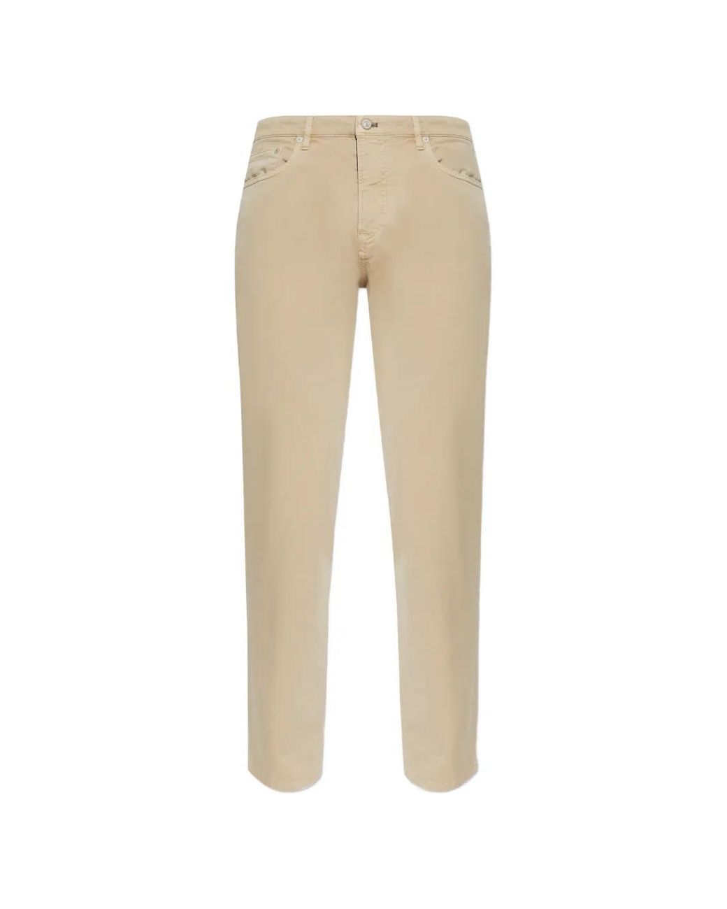 Paul Smith Broek Met Logopatch in het Natural voor heren