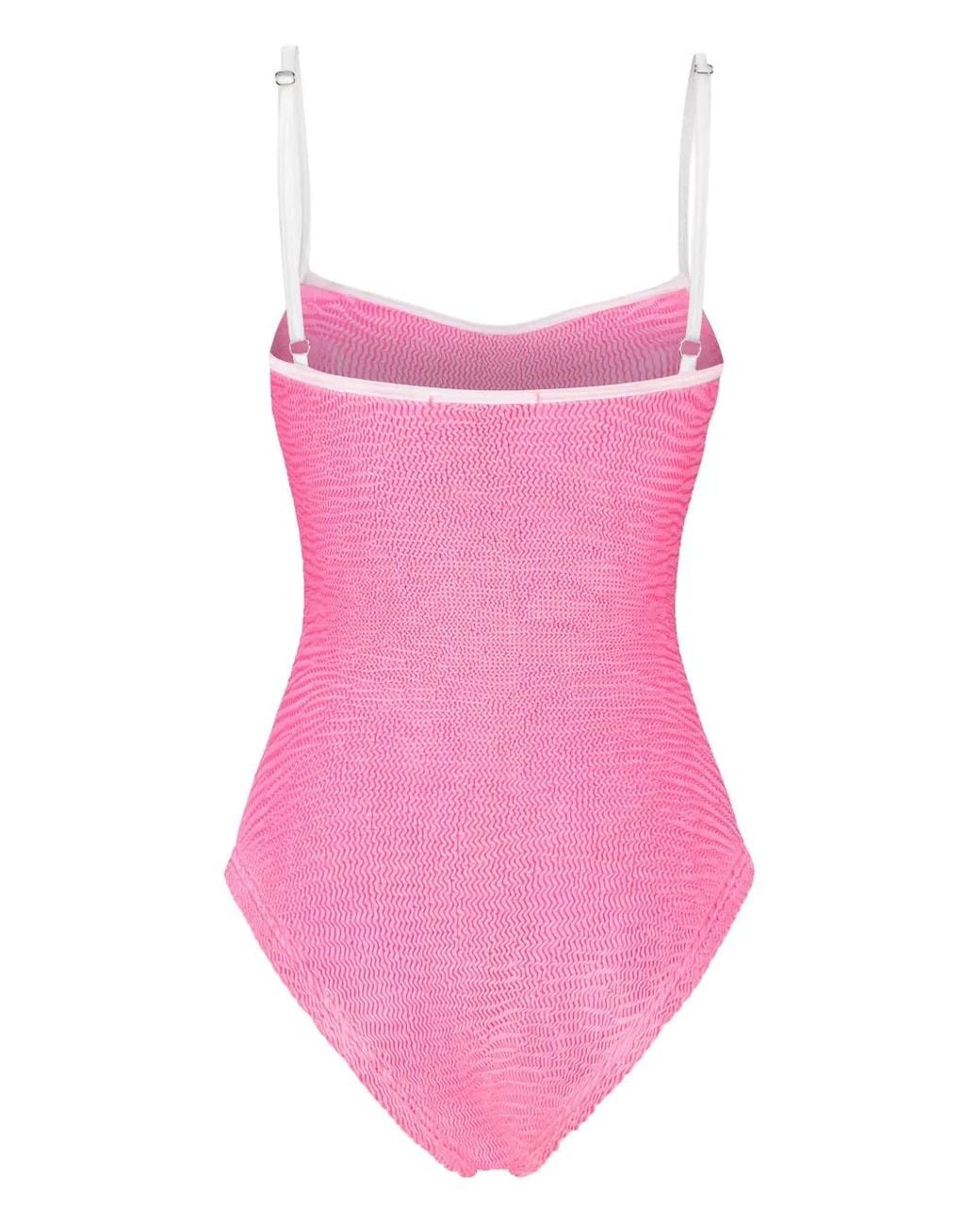 Paramidonna Pink Marisia Textured One-Piece Swimsuit