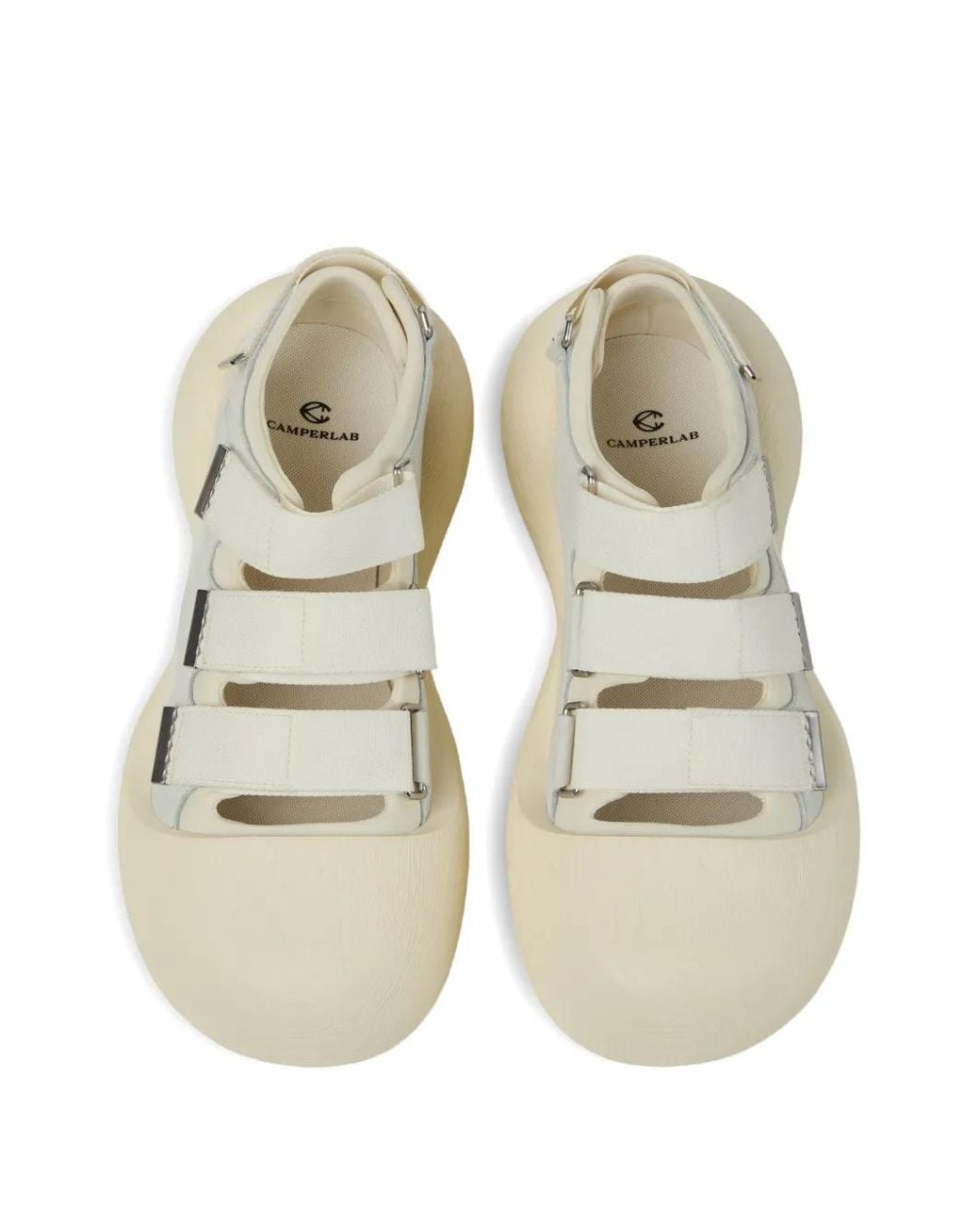 CAMPERLAB White Strap Caramba Leather Sandals